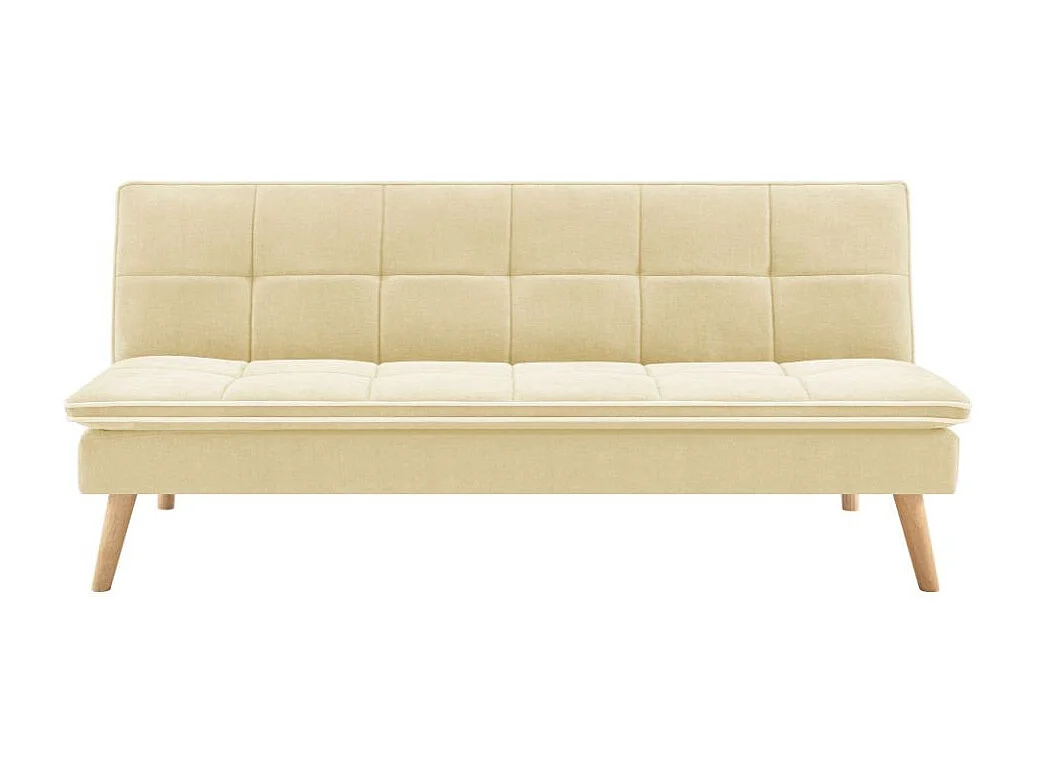 Divano letto Lunaria 3 posti colore crema design moderno 182x88x80H