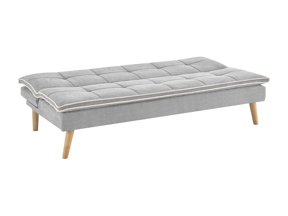 Divano letto Lunaria 3 posti colore grigio design moderno 182x88x80H