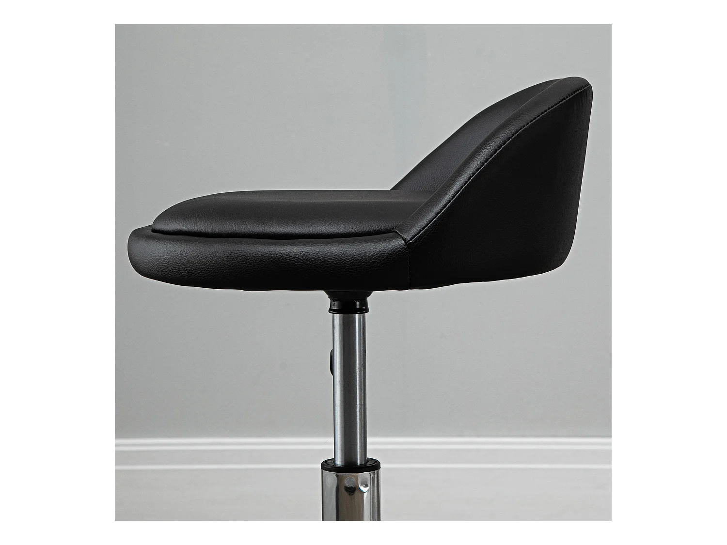 Set 2 sgabelli con rotelle altezza regolabile seduta girevole