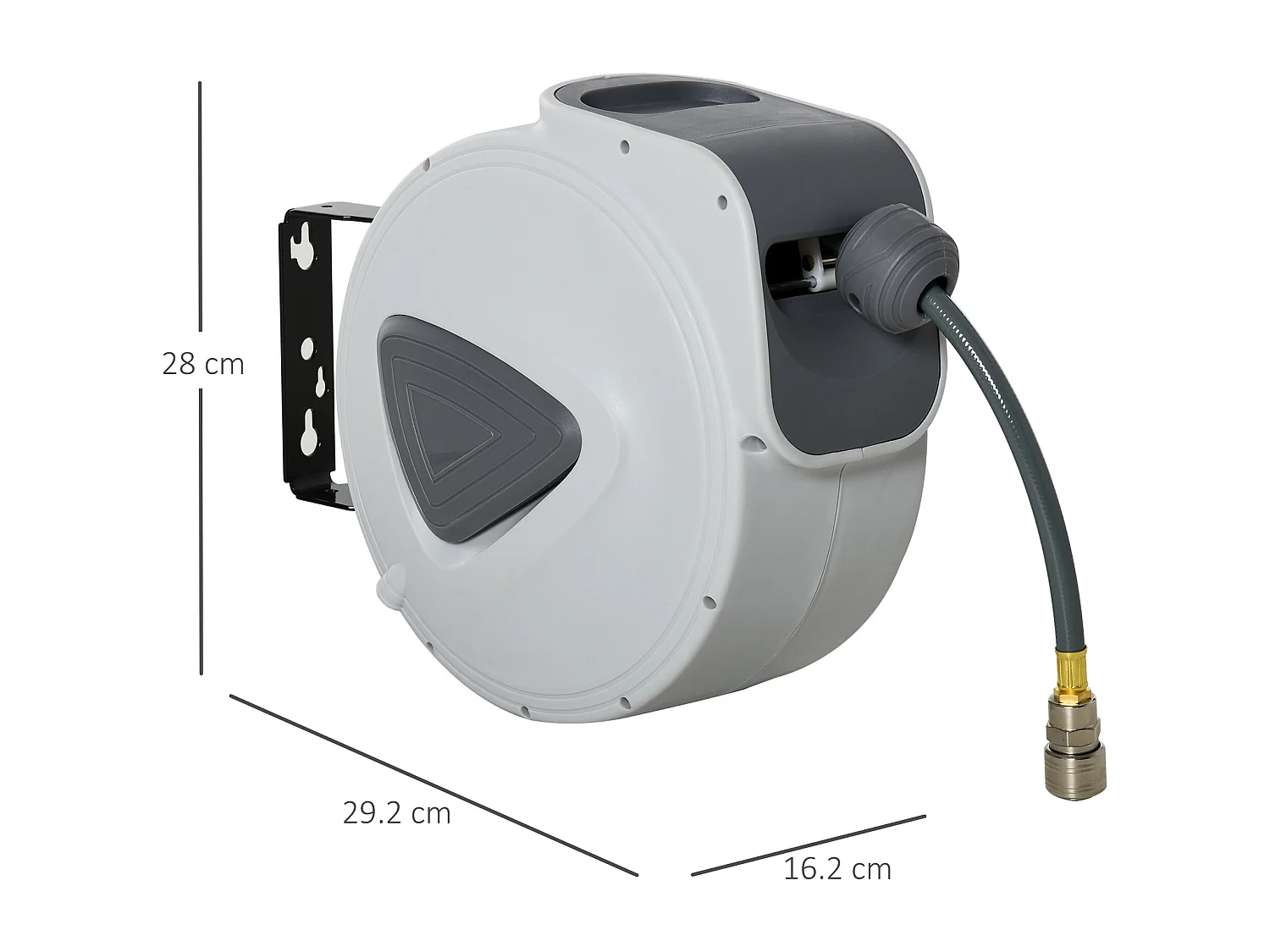 Avvolgitubo automatico da parete professionale, attacco Φ1/4''tubo 10m