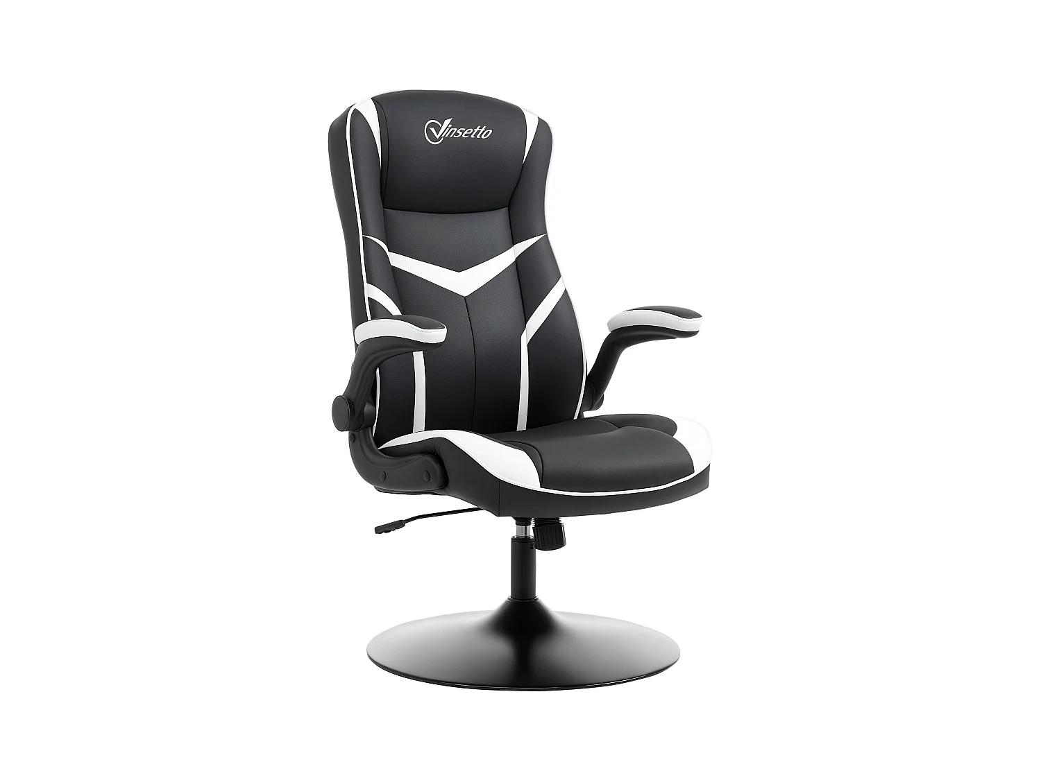 Sedia da gaming con altezza regolabile e braccioli pieghevoli