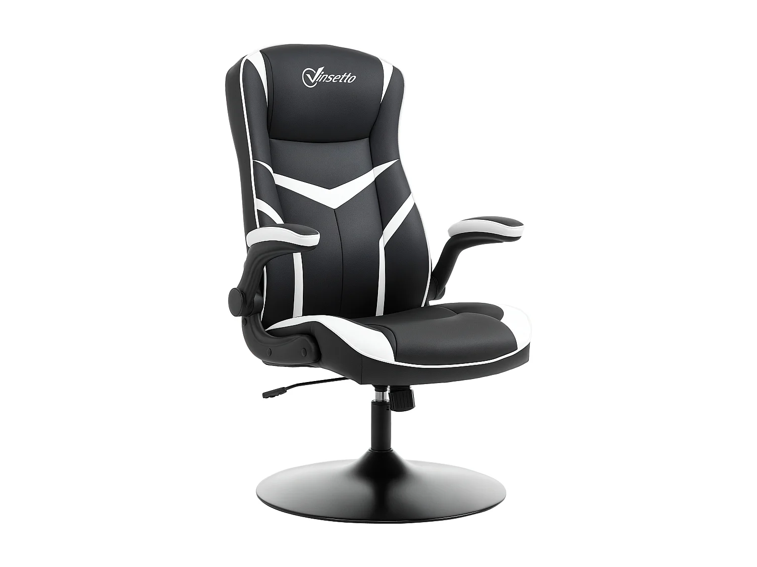 Sedia da gaming con altezza regolabile e braccioli pieghevoli