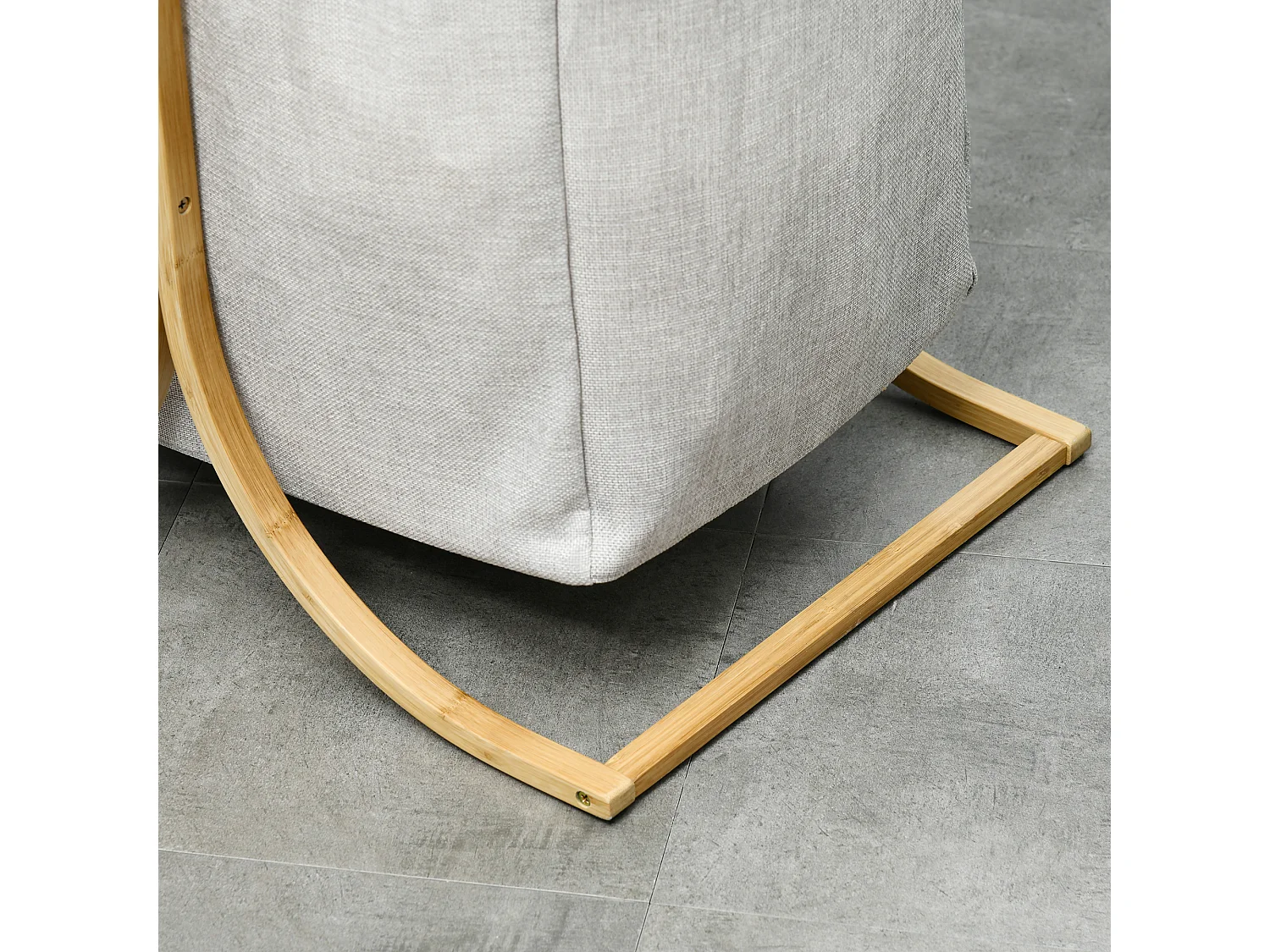 Portabiancheria a 2 cesti con coperchio in bambù e poliestere