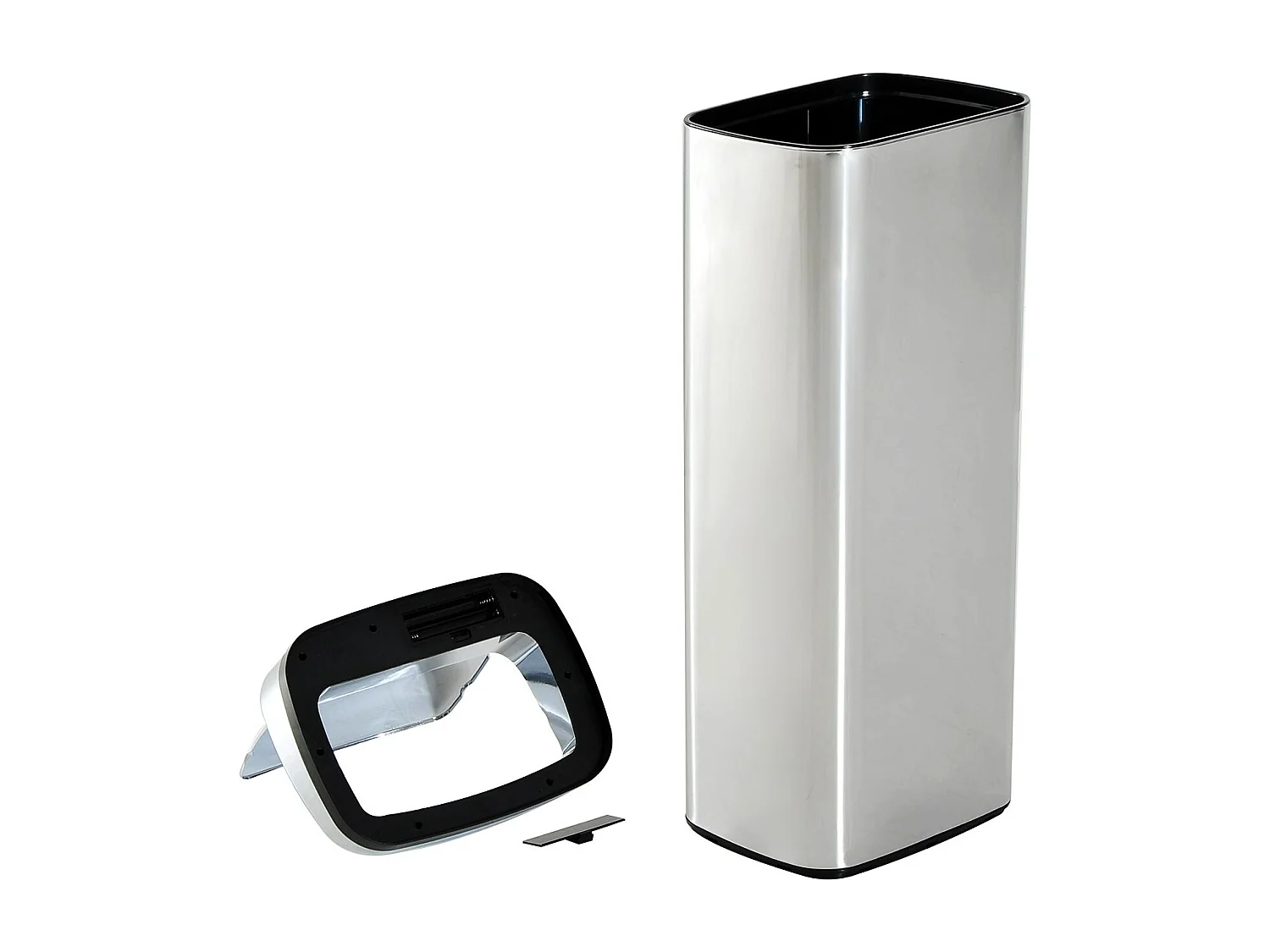 Pattumiera automatica con sensore a infrarossi in acciaio inox