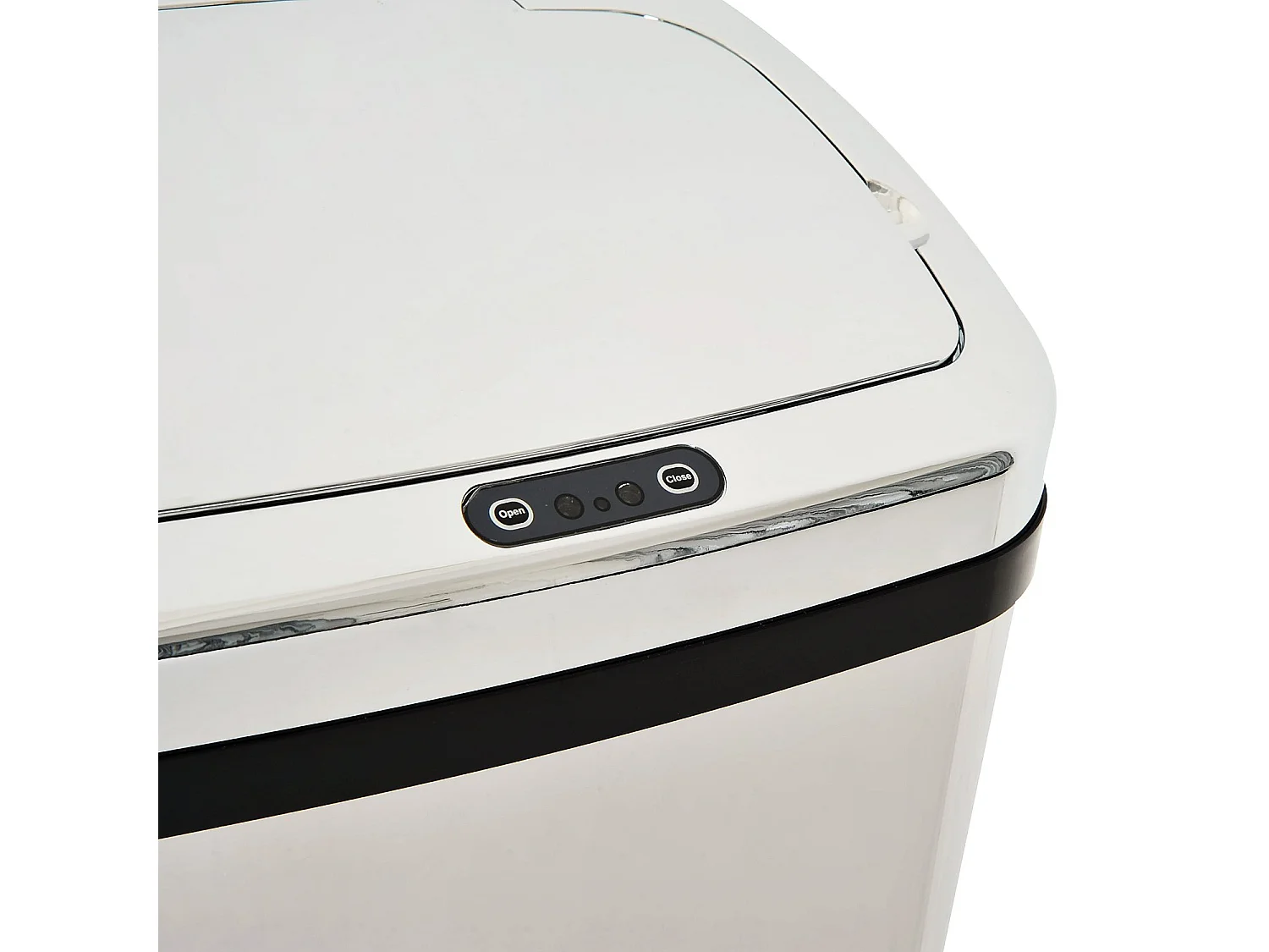 Pattumiera automatica con sensore a infrarossi in acciaio inox