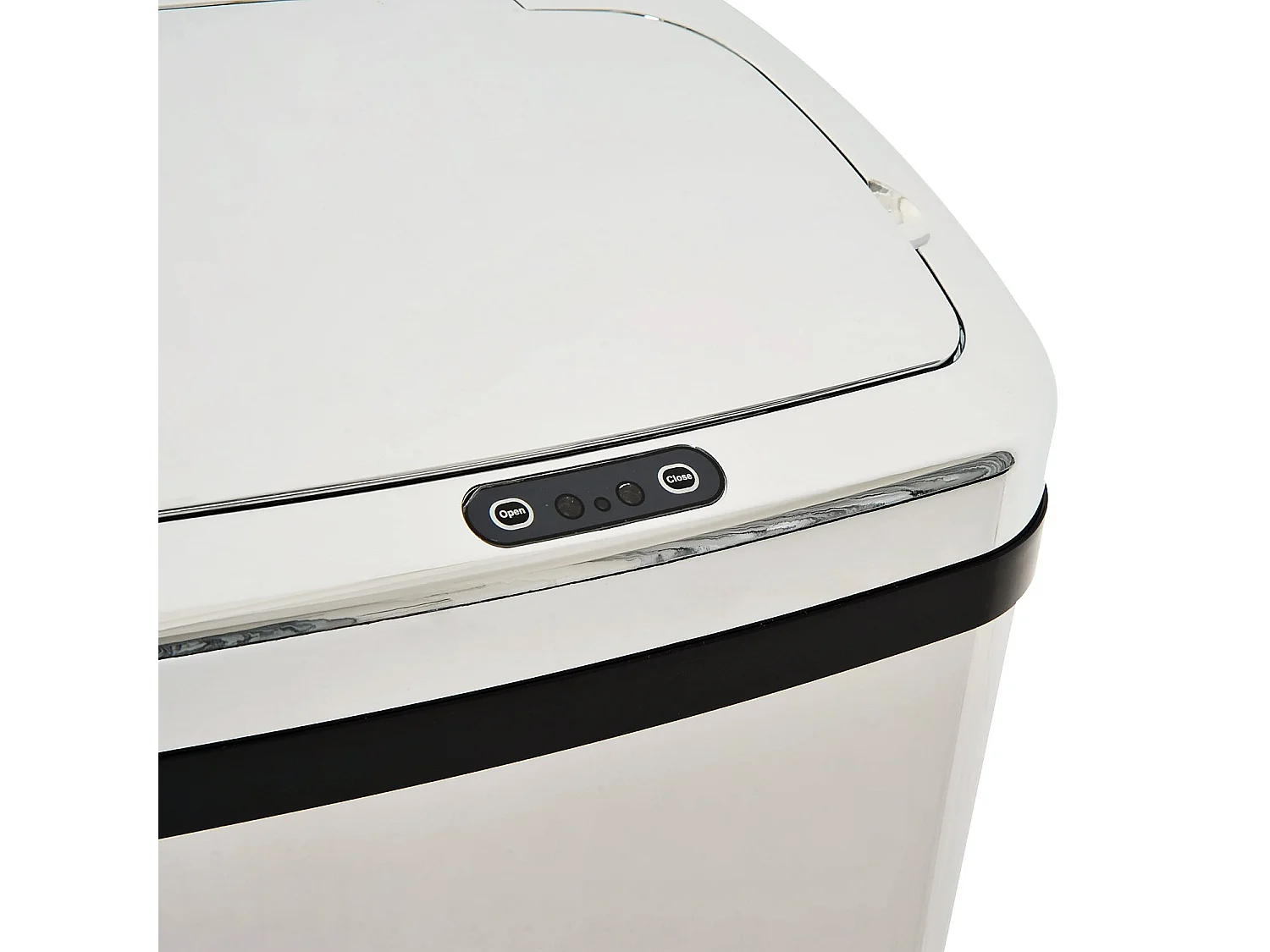 Pattumiera automatica con sensore a infrarossi in acciaio inox