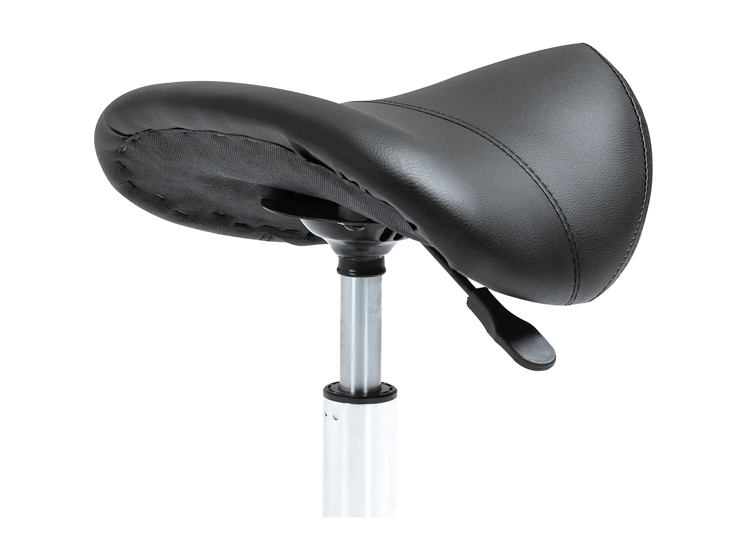 Sgabello a sella ad altezza regolabile per estetiste e tatuatori