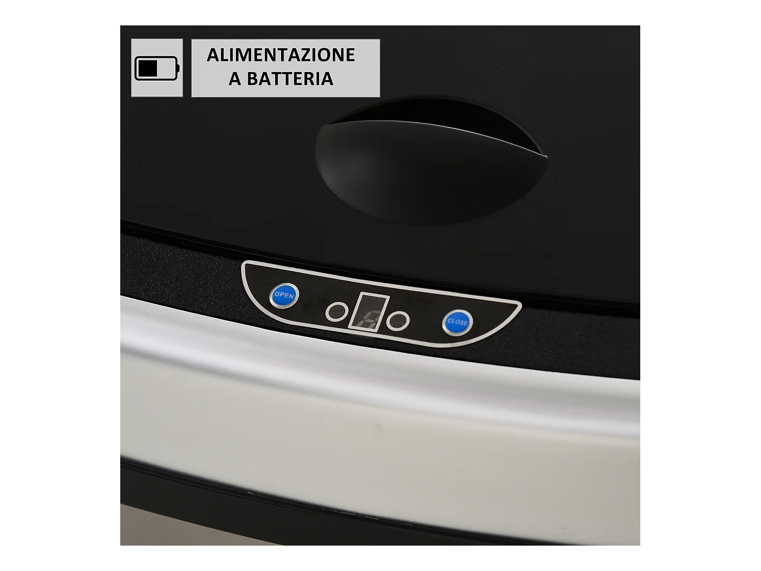 Pattumiera ad apertura automatica con sensore a infrarossi 58l