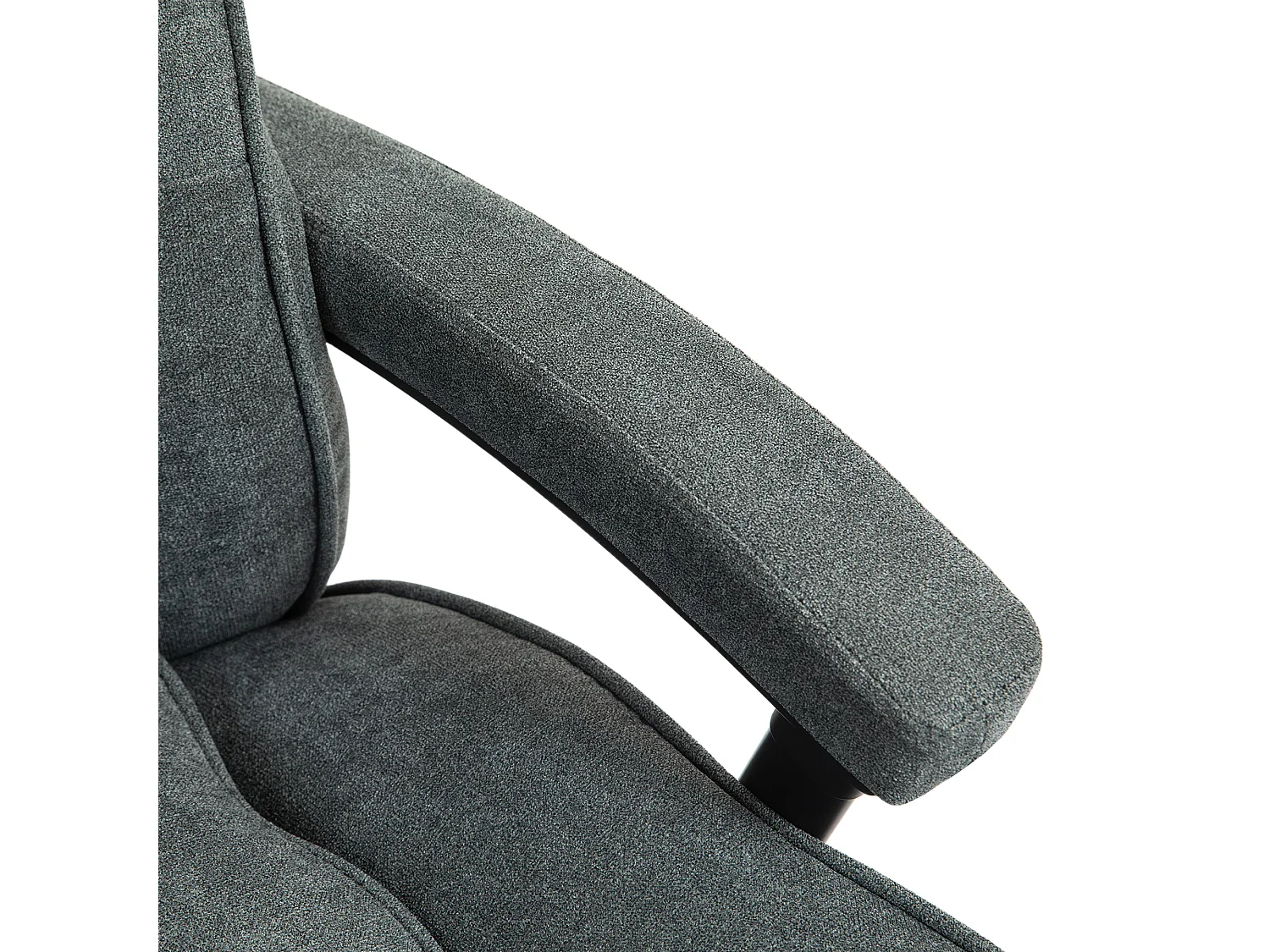 Sedia da ufficio rinforzata girevole e inclinabile grigio