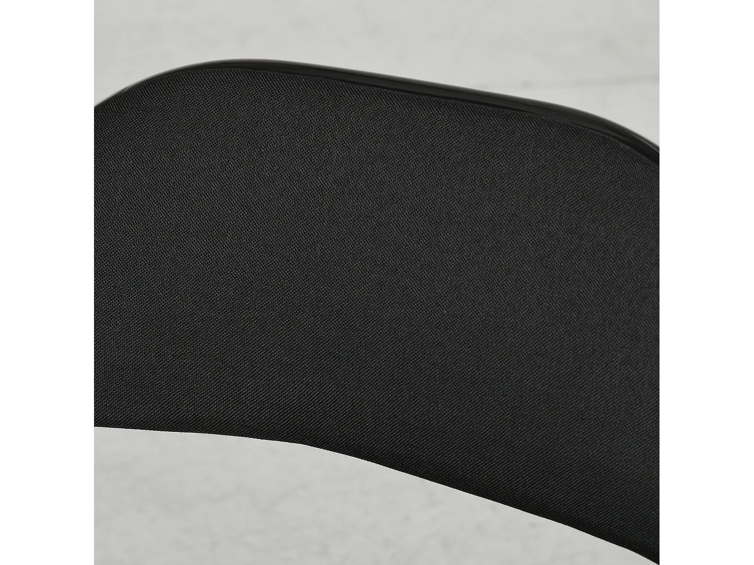 Set 6 sedie pieghevoli con seduta imbottita in finta pelle nero