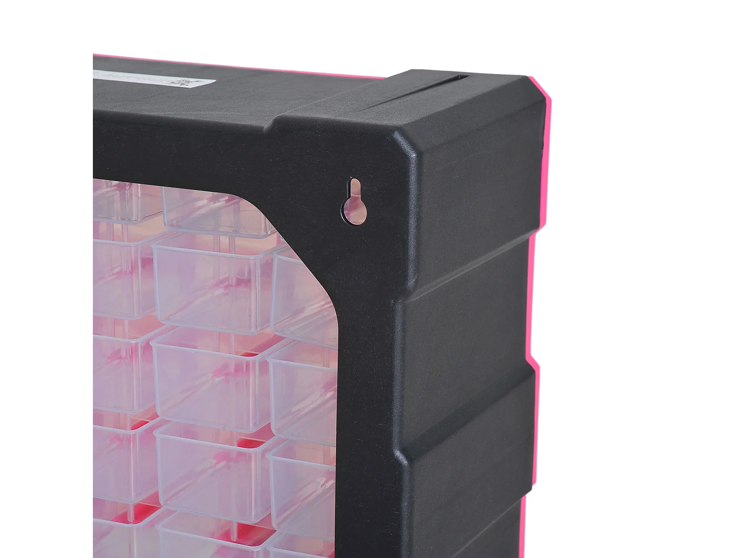 Cassettiera portaminuterie 39 cassetti trasparenti