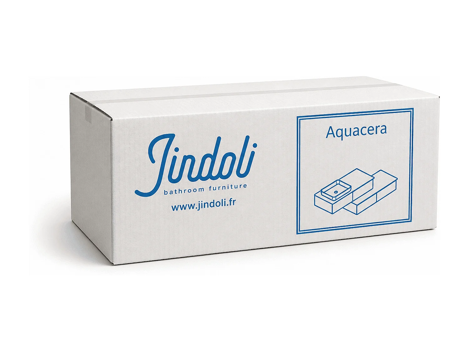 Meuble salle de bain Aquacera 120 cm noir avec vasque