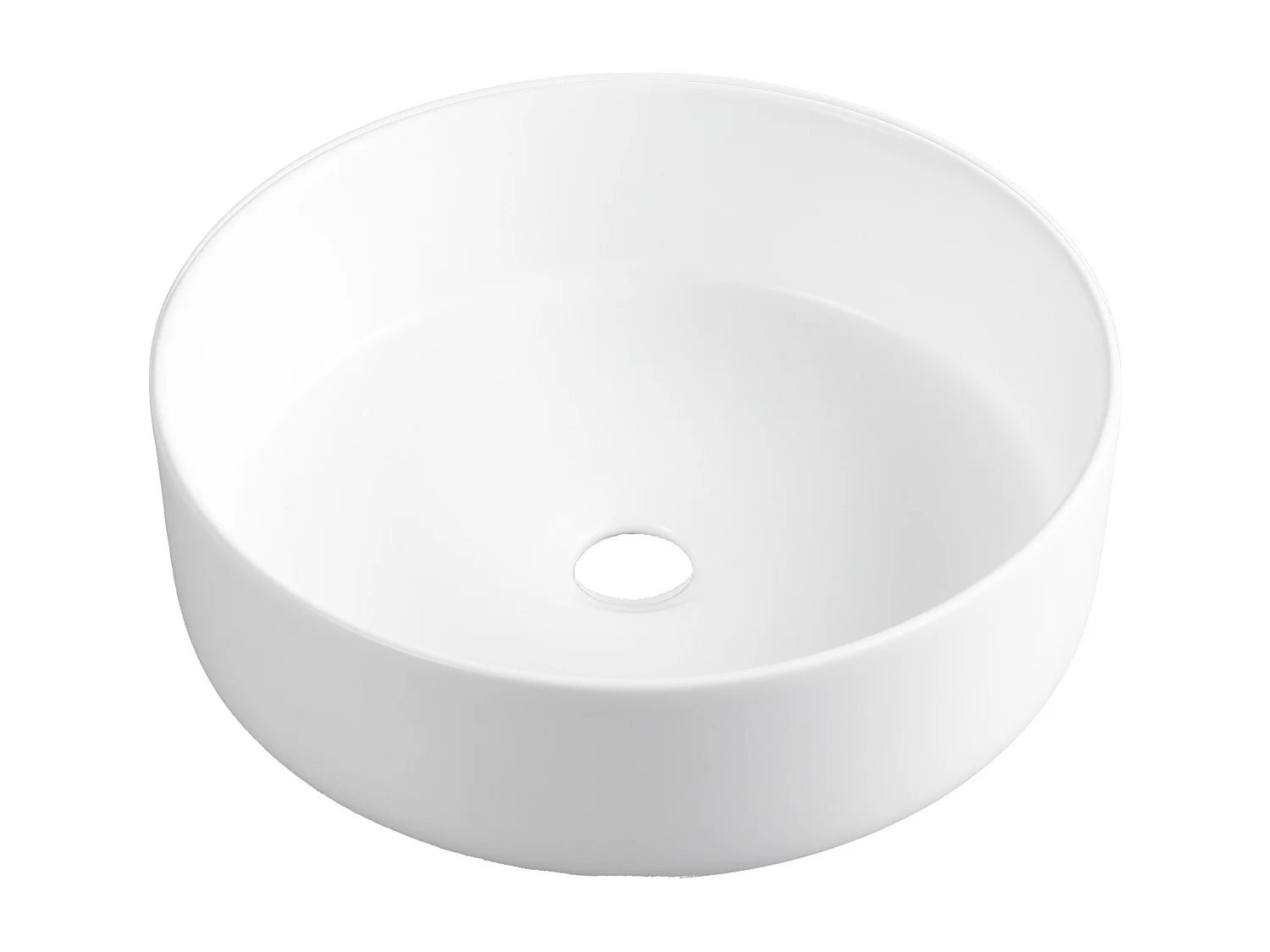 Meuble 100 cm chêne clair Aquagiro avec vasque à poser blanche mat