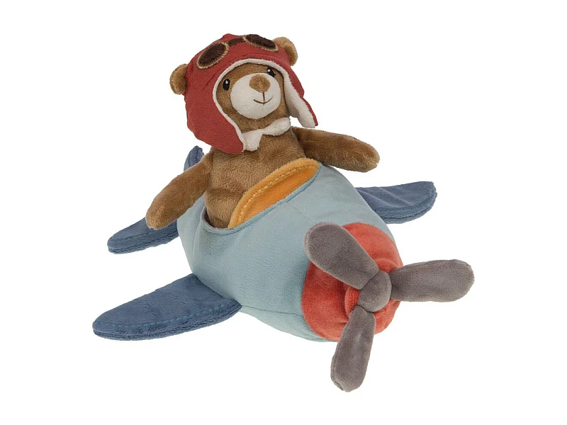 Peluche Ourson avion