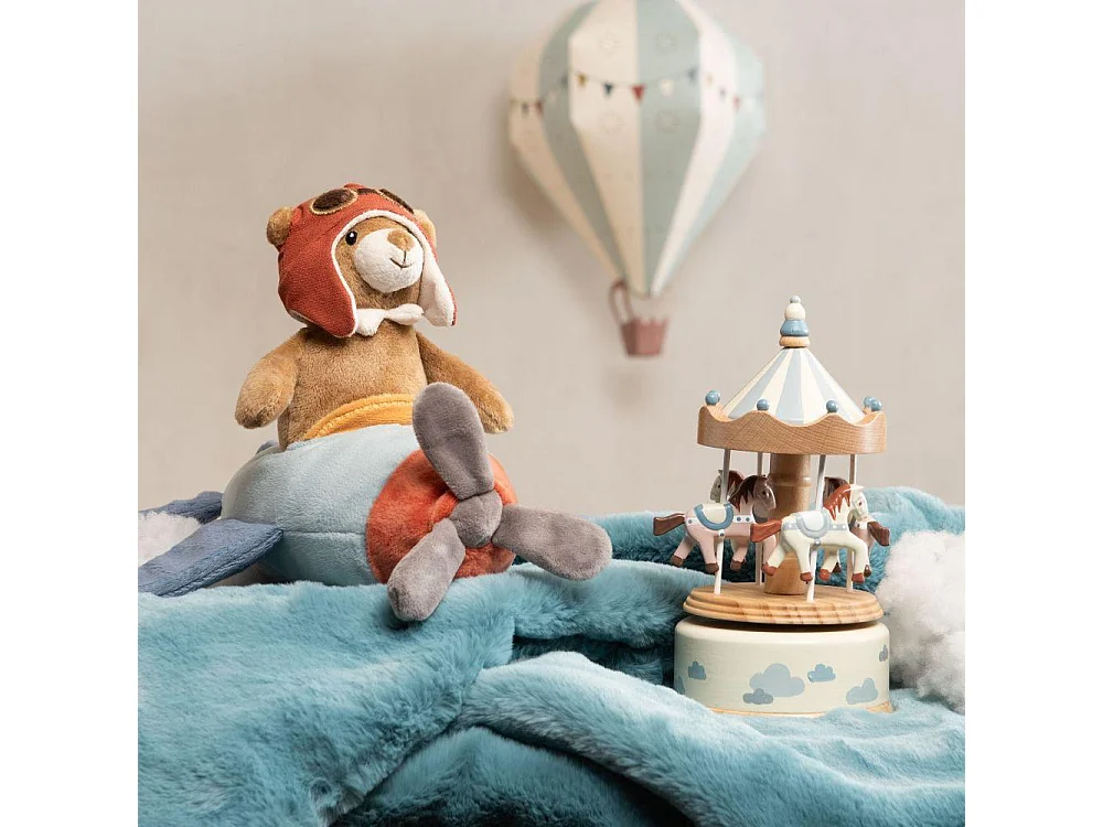 Peluche Ourson avion