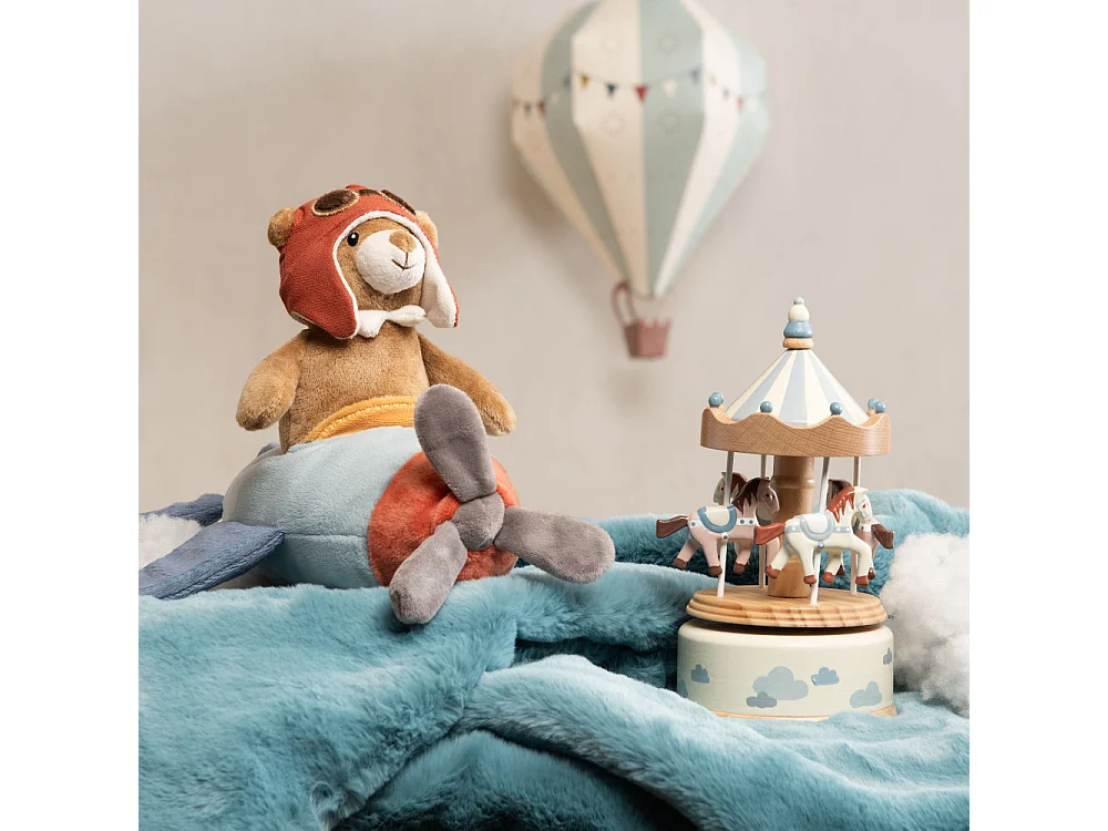 Peluche Ourson avion