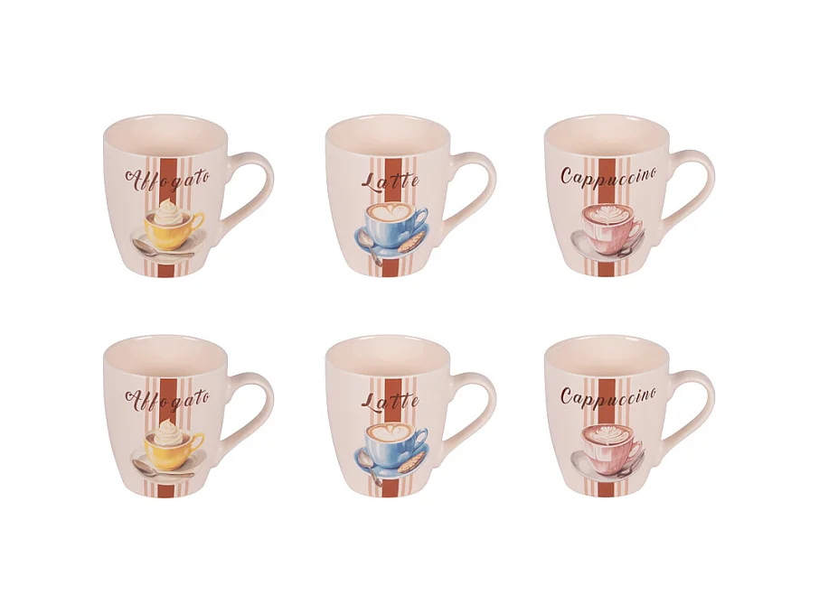 Coffret de 6 tasses Barista 23 cl