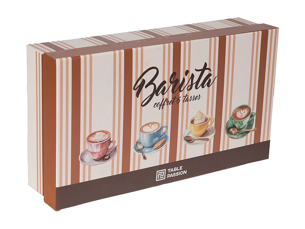 Coffret de 6 tasses Barista 23 cl