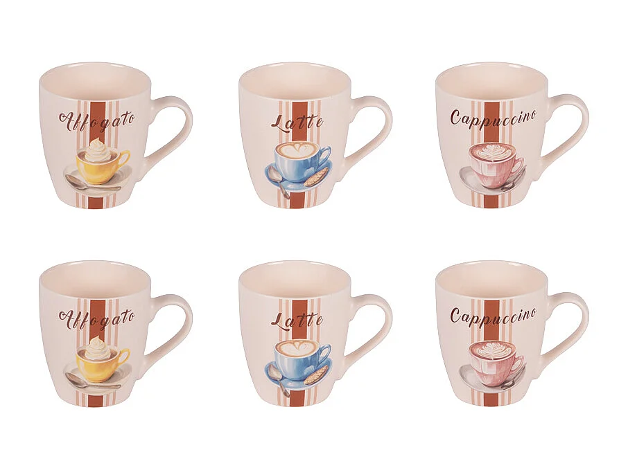 Coffret de 6 tasses Barista 23 cl