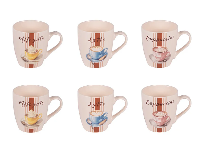 Coffret de 6 tasses Barista 23 cl