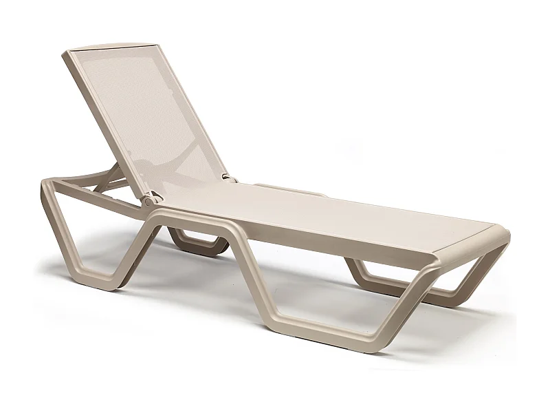 Bain de soleil sur roulettes VELA taupe