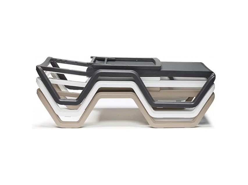 Bain de soleil sur roulettes VELA blanc