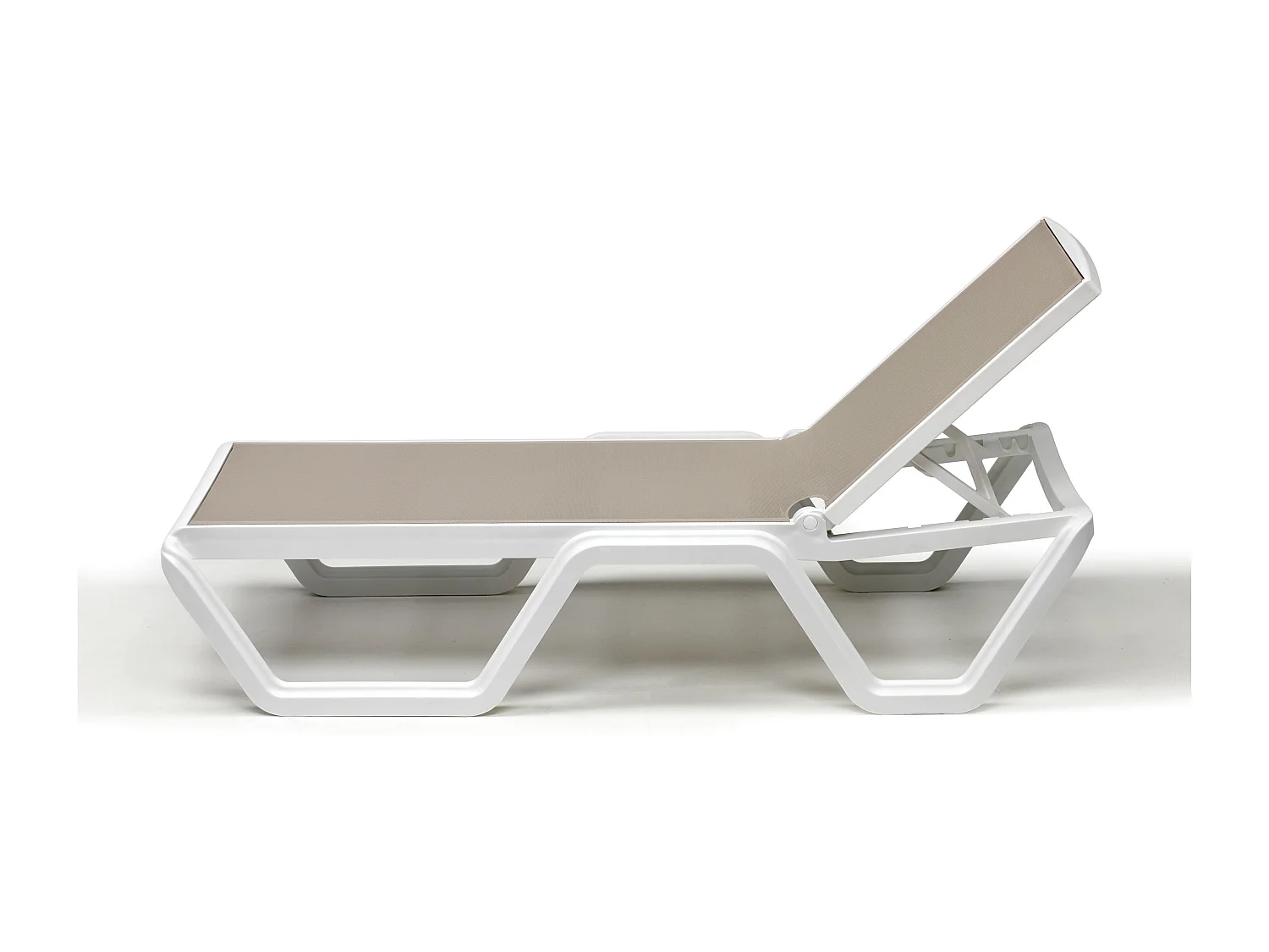 Bain de soleil sur roulettes VELA blanc