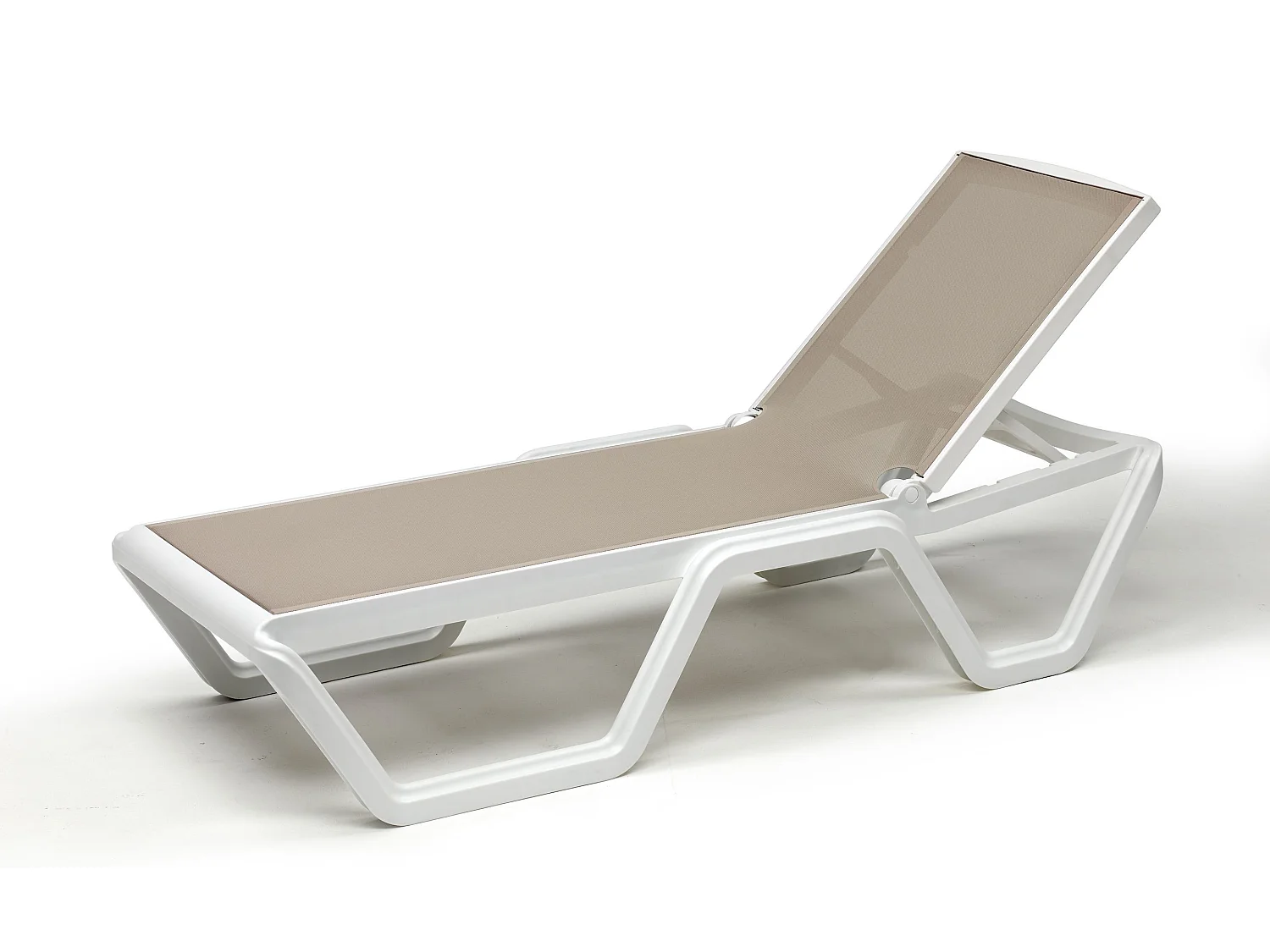 Bain de soleil sur roulettes VELA blanc