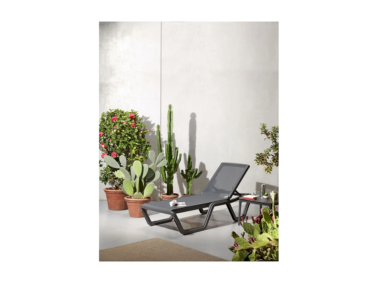 Bain de soleil sur roulettes VELA gris