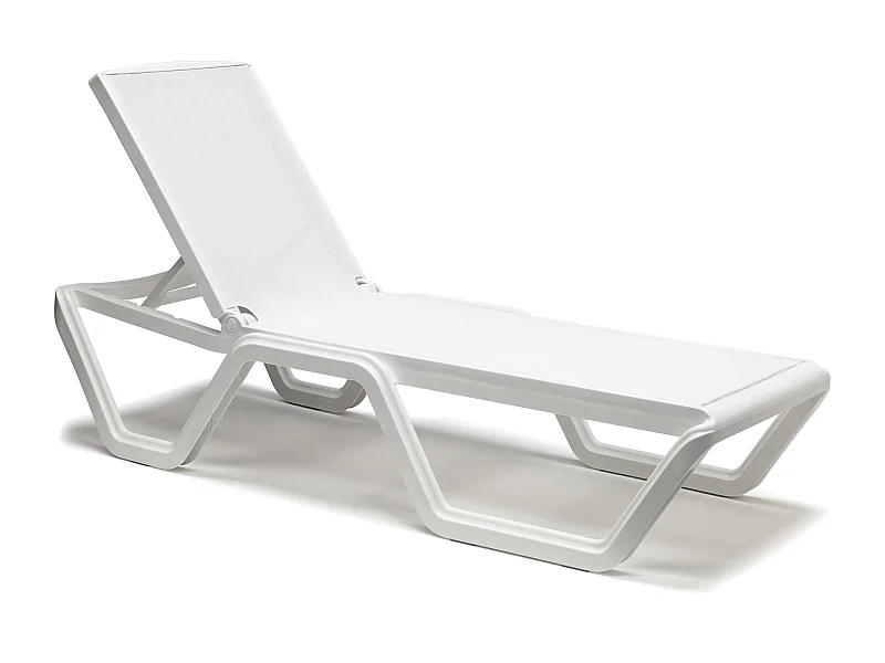 Bain de soleil sur roulettes VELA blanc