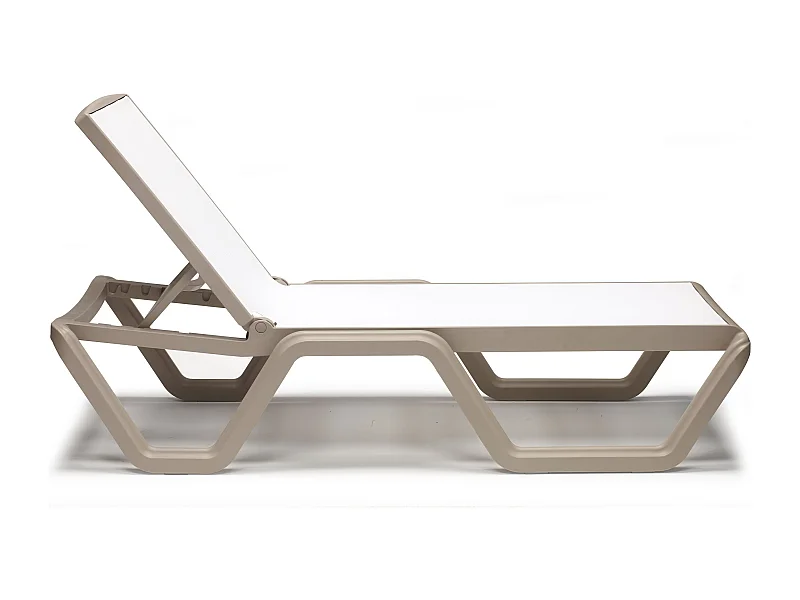 Bain de soleil sur roulettes VELA taupe