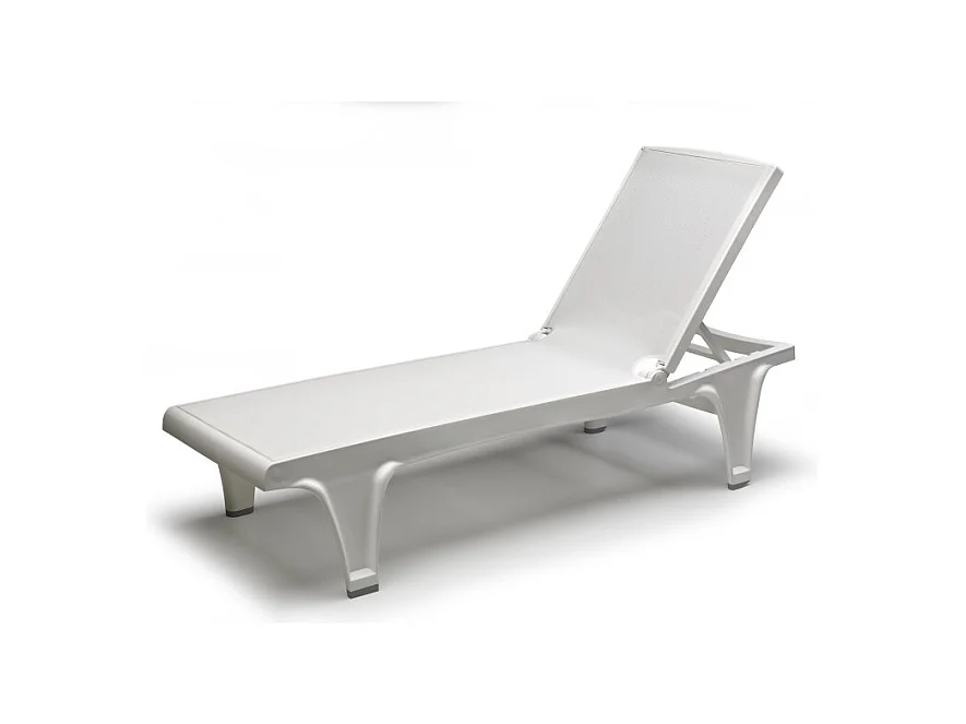 Bain de soleil Tahiti blanc ajustable