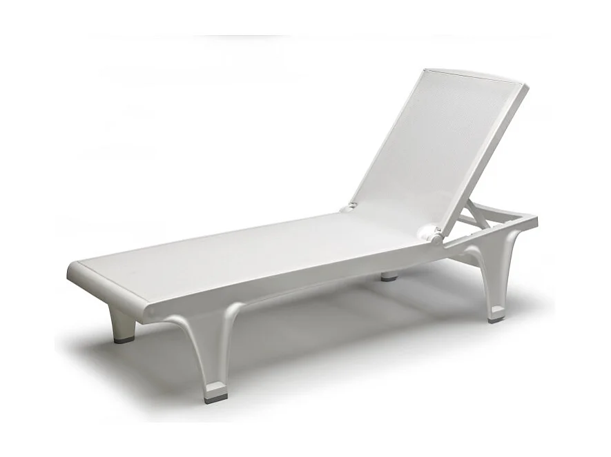 Bain de soleil Tahiti blanc ajustable