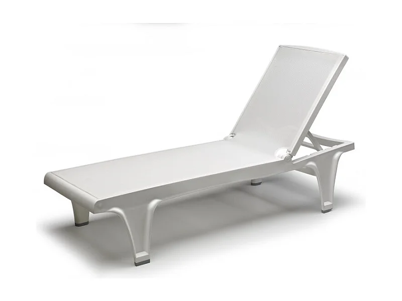 Bain de soleil Tahiti blanc ajustable