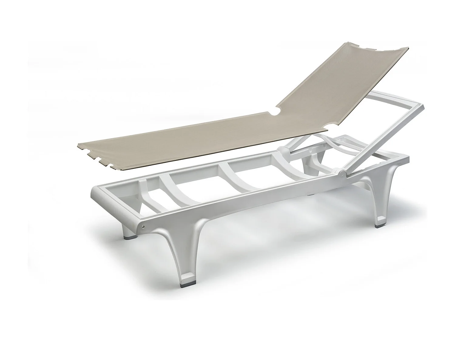 Bain de soleil Tahiti blanc ajustable