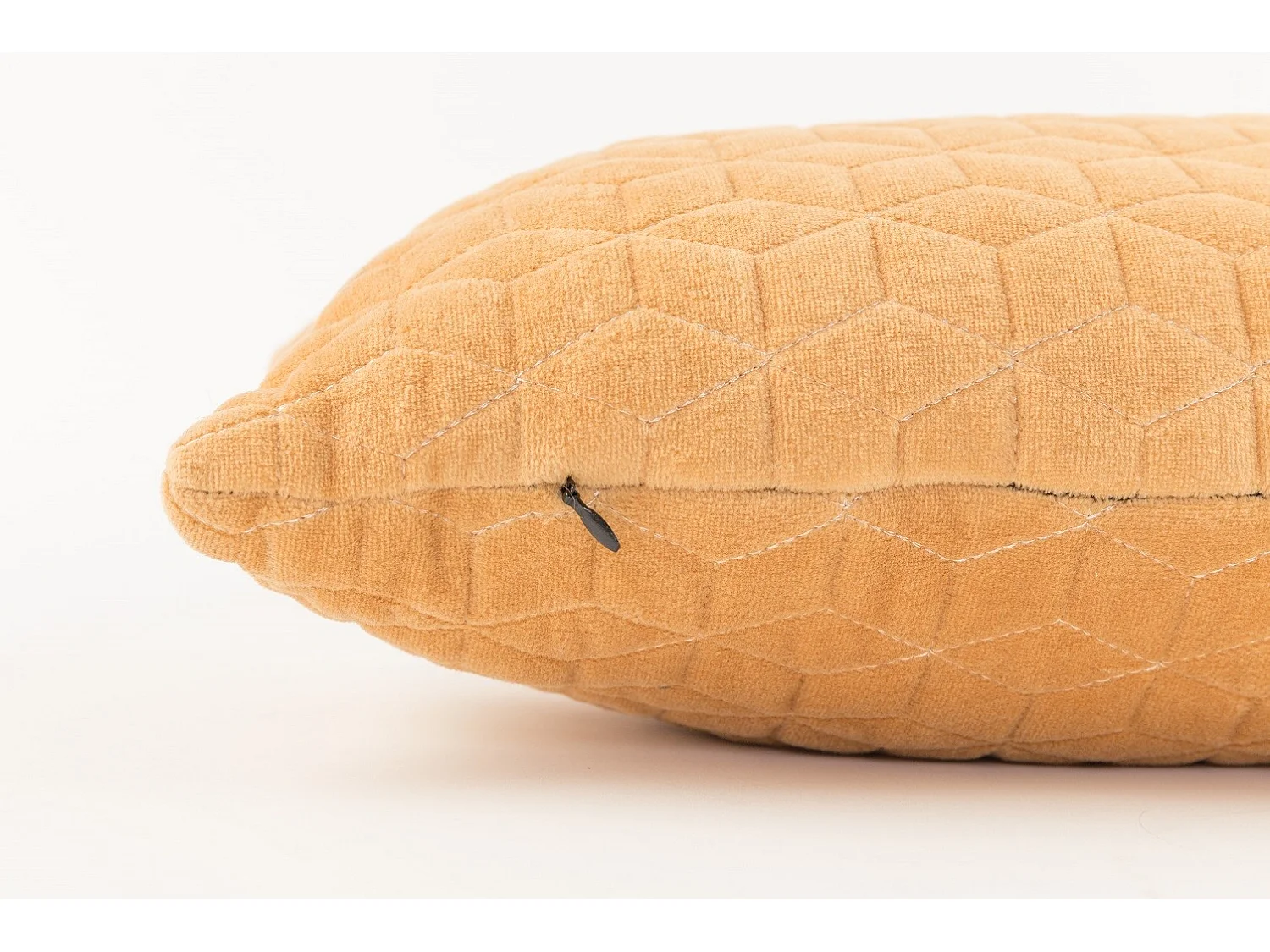 Coussin Iris, Tissu, Camel