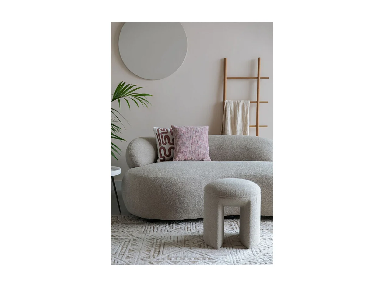 Coussin déco 40x40 cm motif tissu