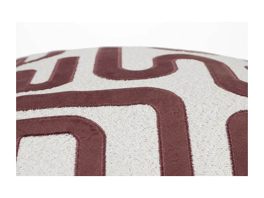 Coussin déco 40x40 cm motif tissu