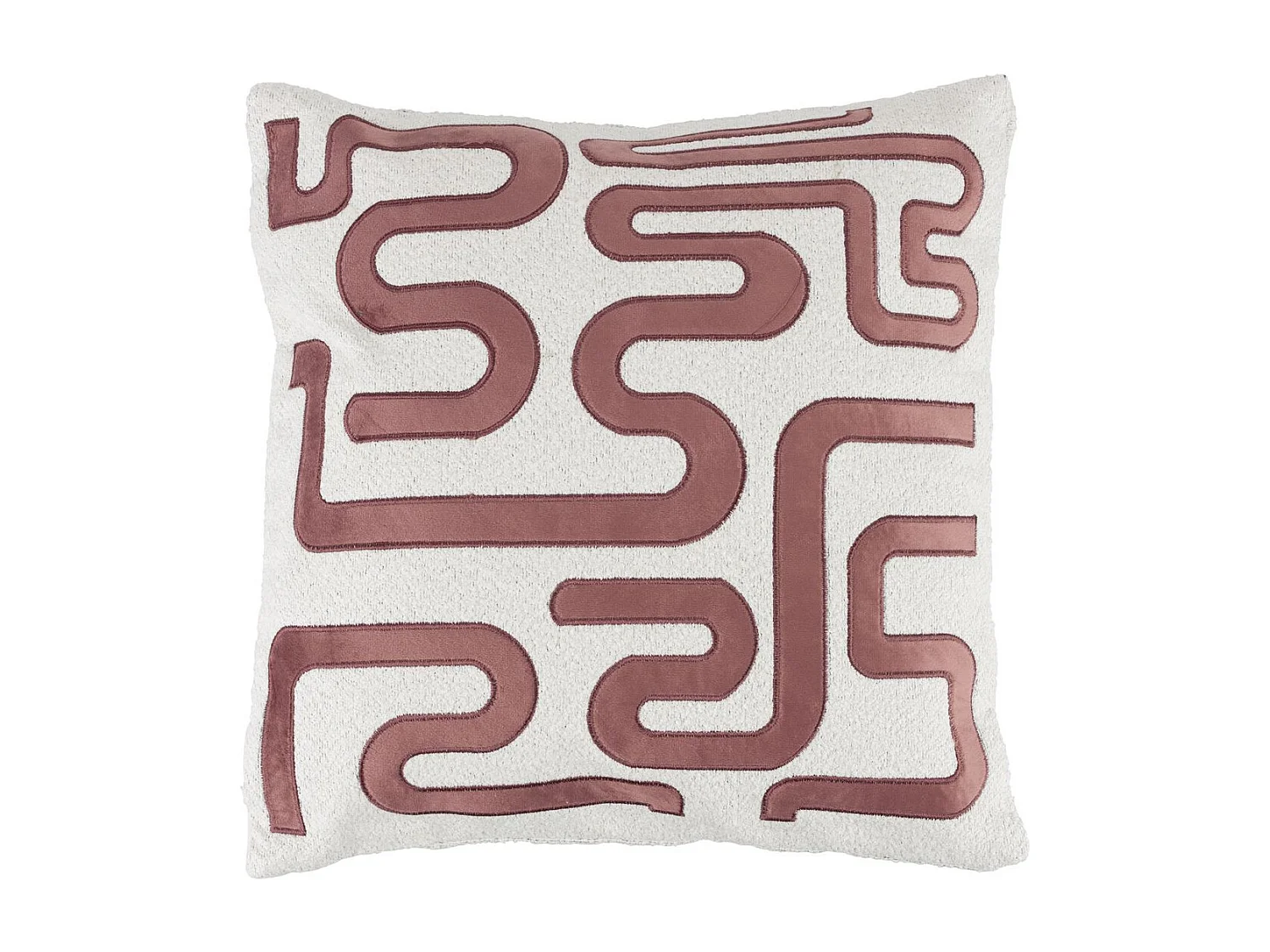 Coussin déco 40x40 cm motif tissu