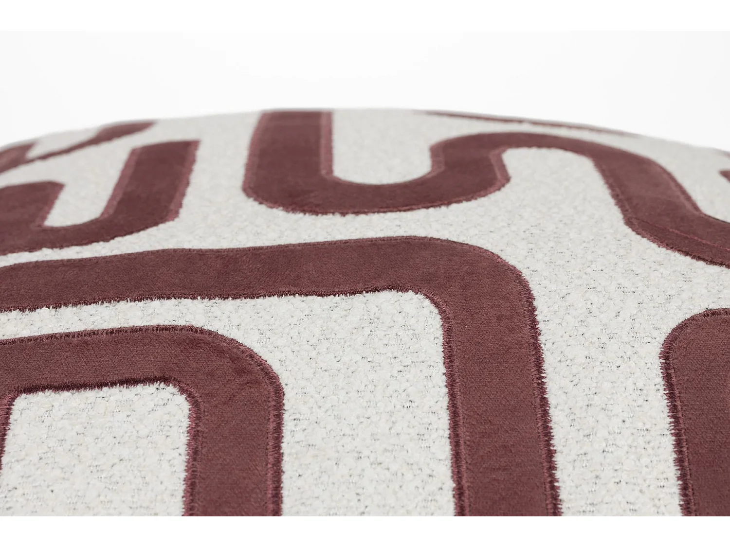 Coussin déco 40x40 cm motif tissu