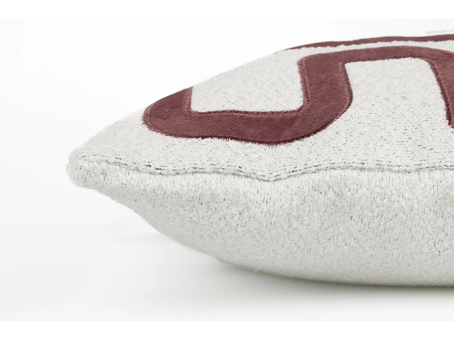 Coussin déco 40x40 cm motif tissu