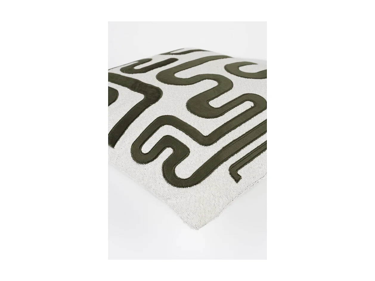 Coussin déco 40x40 cm motif tissu