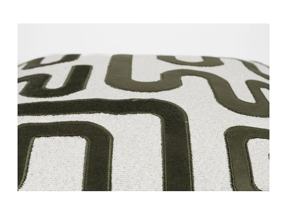 Coussin déco 40x40 cm motif tissu