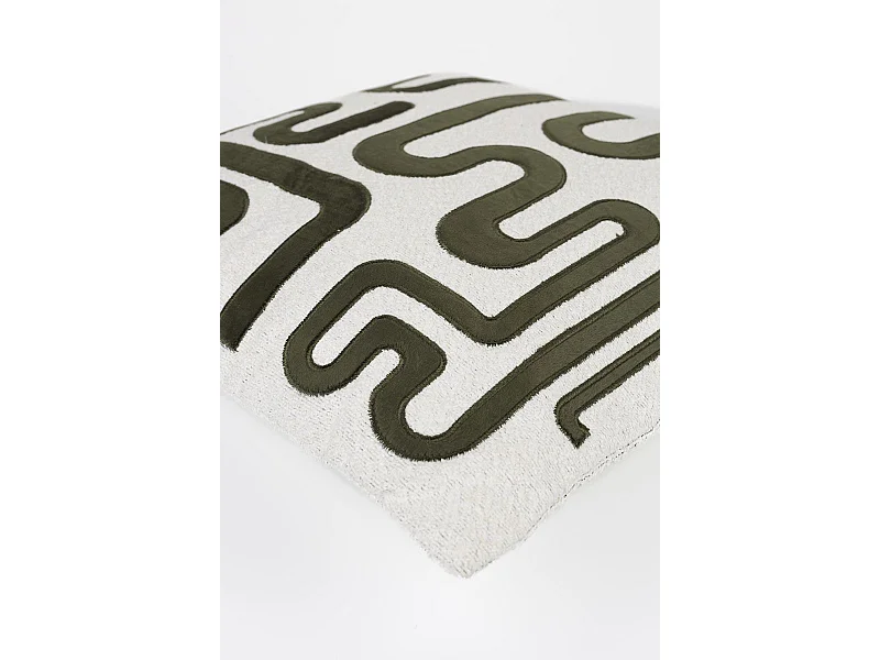 Coussin déco 40x40 cm motif tissu