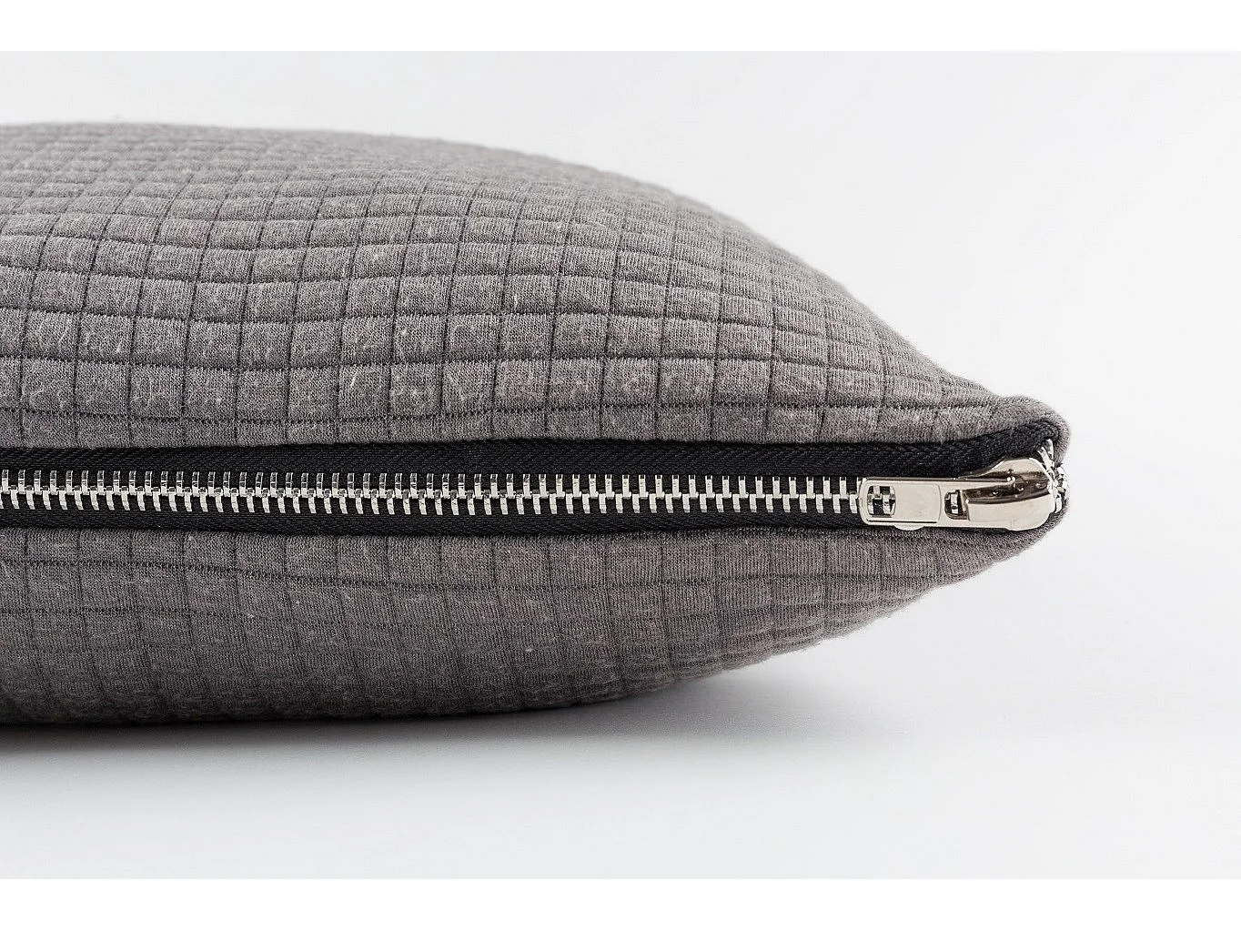 Coussin Elle, Tissu, Gris