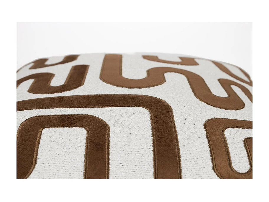 Coussin déco 40x40 cm motif tissu