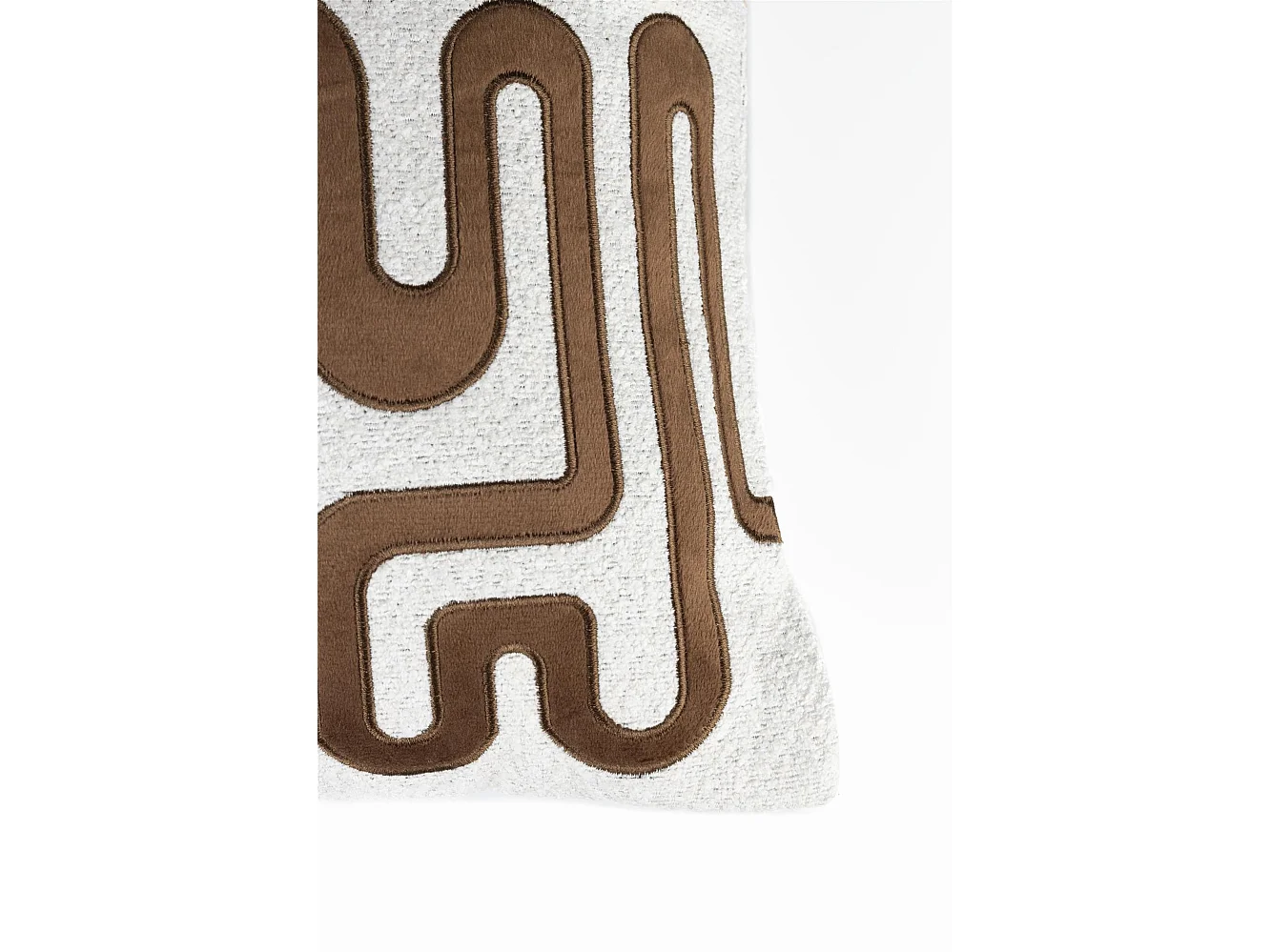 Coussin déco 40x40 cm motif tissu