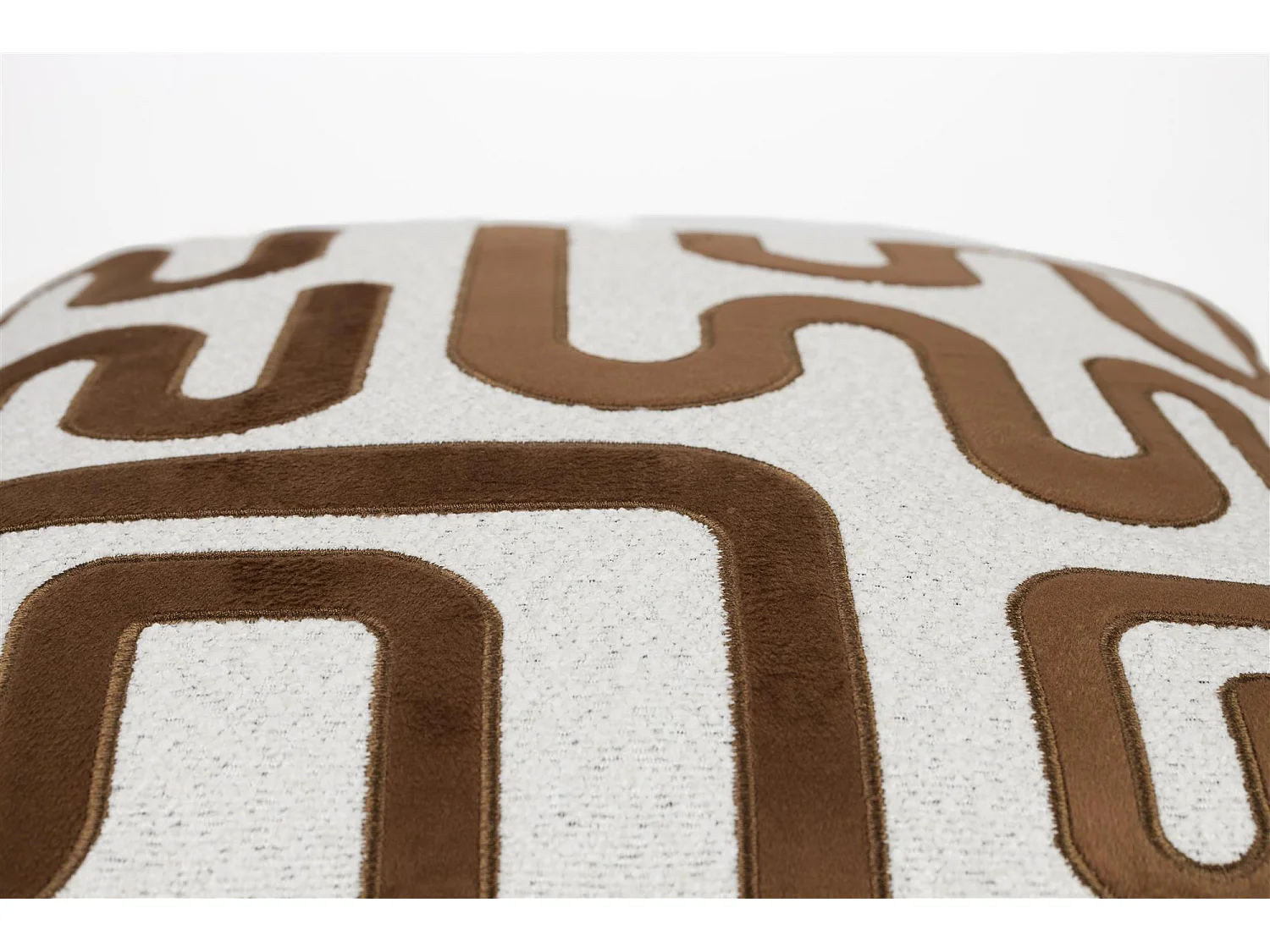 Coussin déco 40x40 cm motif tissu