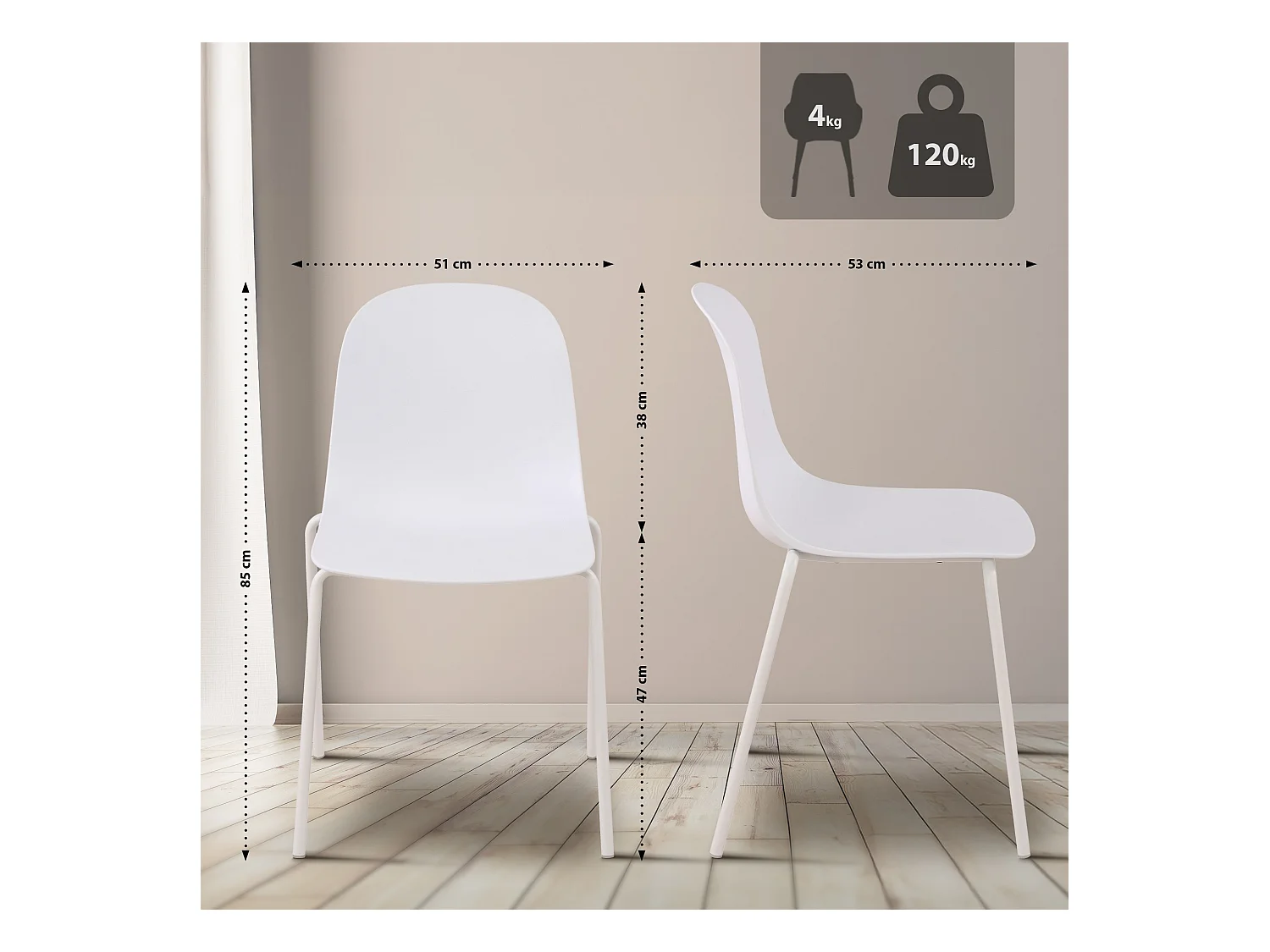 Ensemble de jardin - Table + 2 Chaises - Berdin