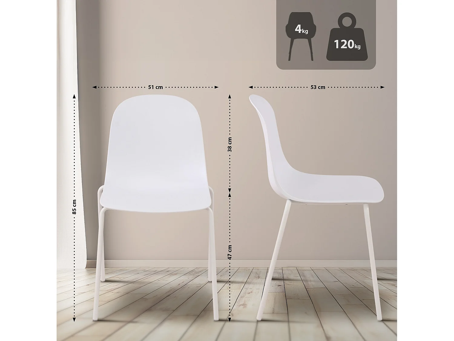 Ensemble de jardin - Table + 2 Chaises - Berdin